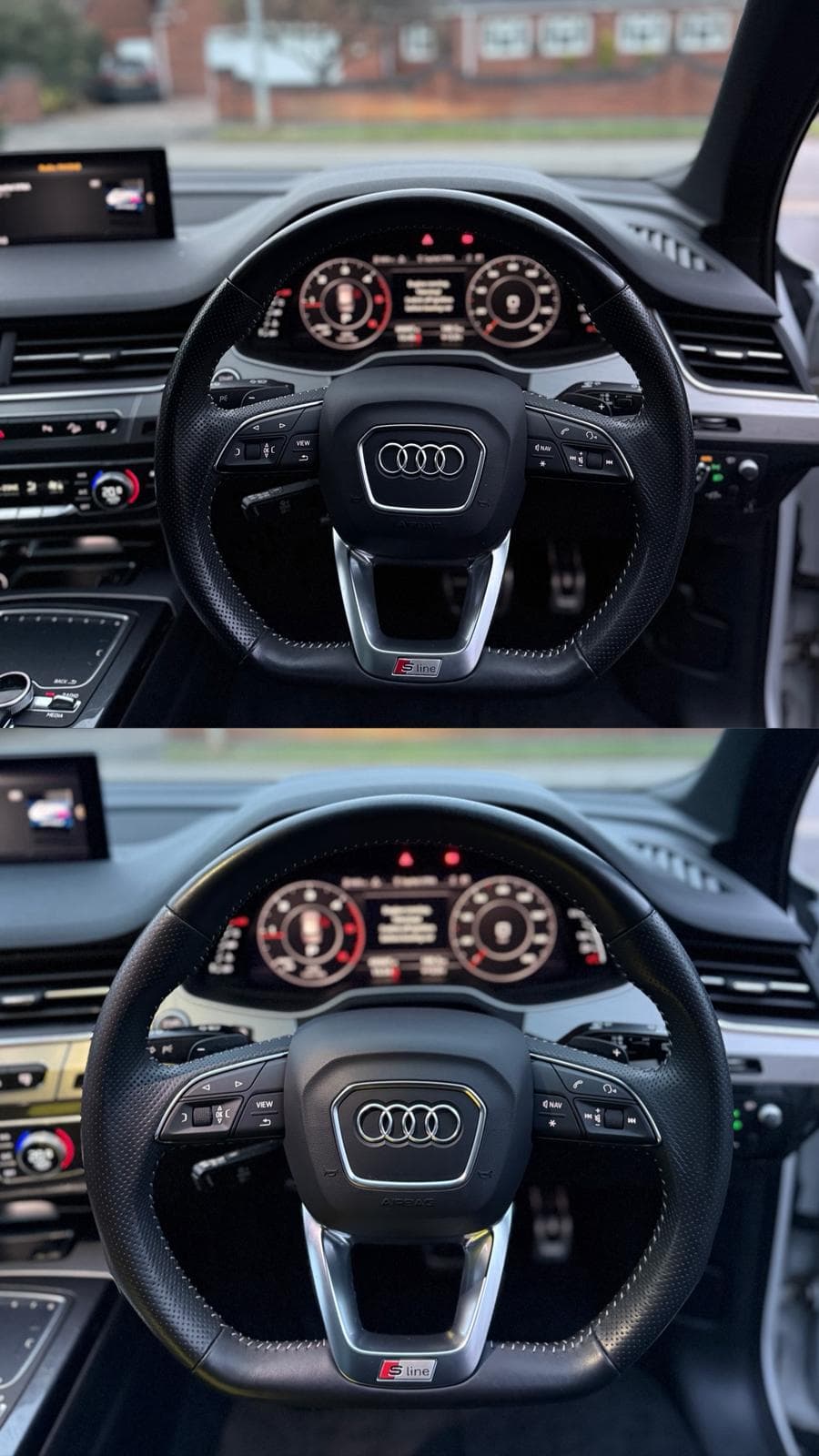 Audi steering wheel and cockpit transformation