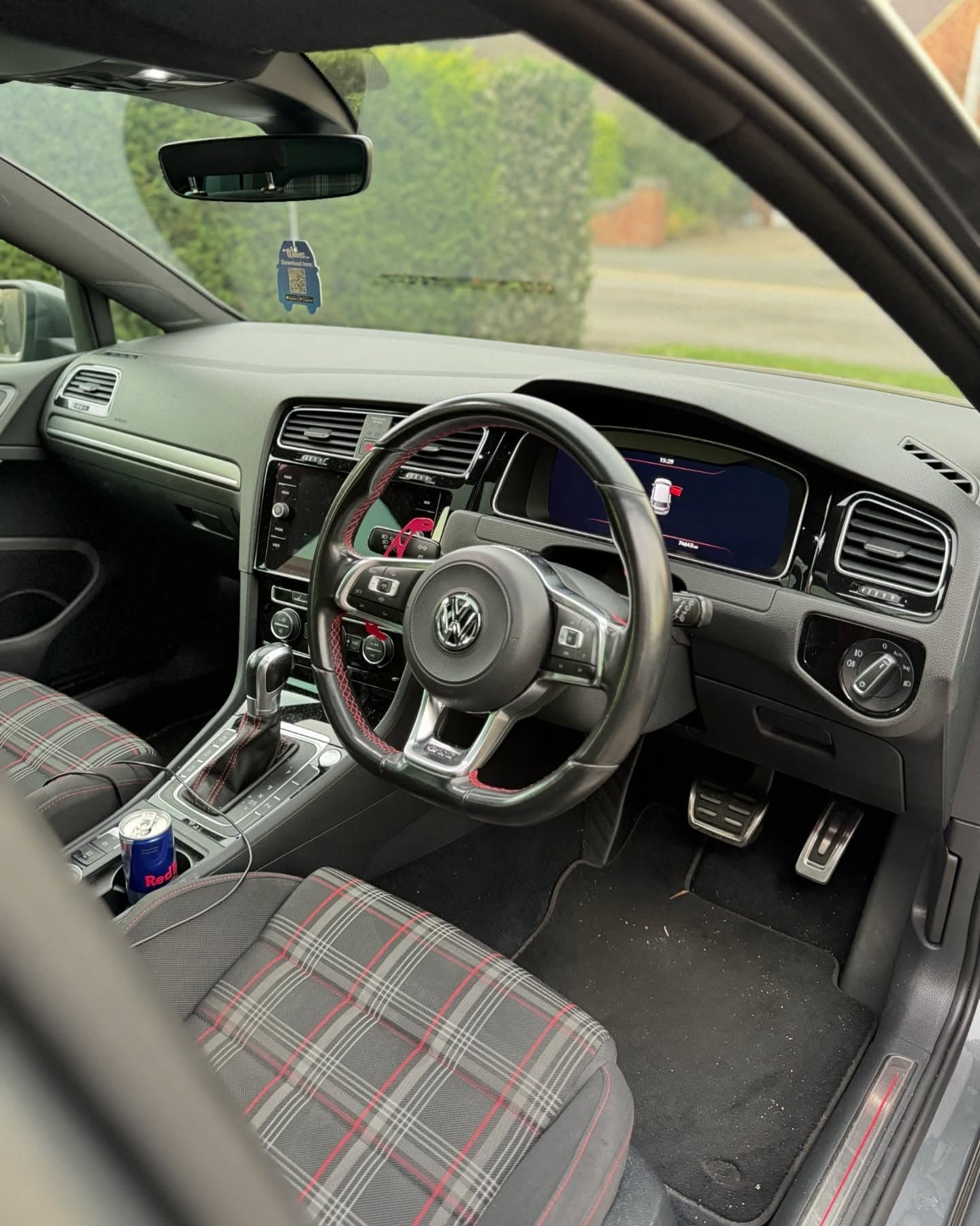Volkswagen Golf interior before detailing